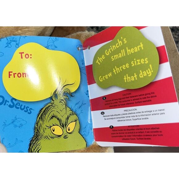 NWT Max The Dog 12" Plush Stuffed‎ Animal Aurora The Grinch Dr. Seuss Christmas - Picture 9 of 10